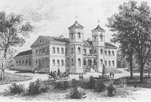 The Wren Building in 1859